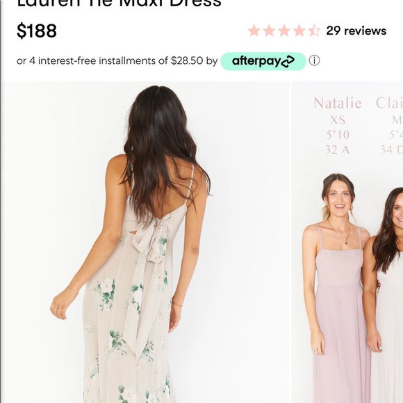 Show Me Your Mumu Lauren Tie Maxi Dress - Picture 6 of 7